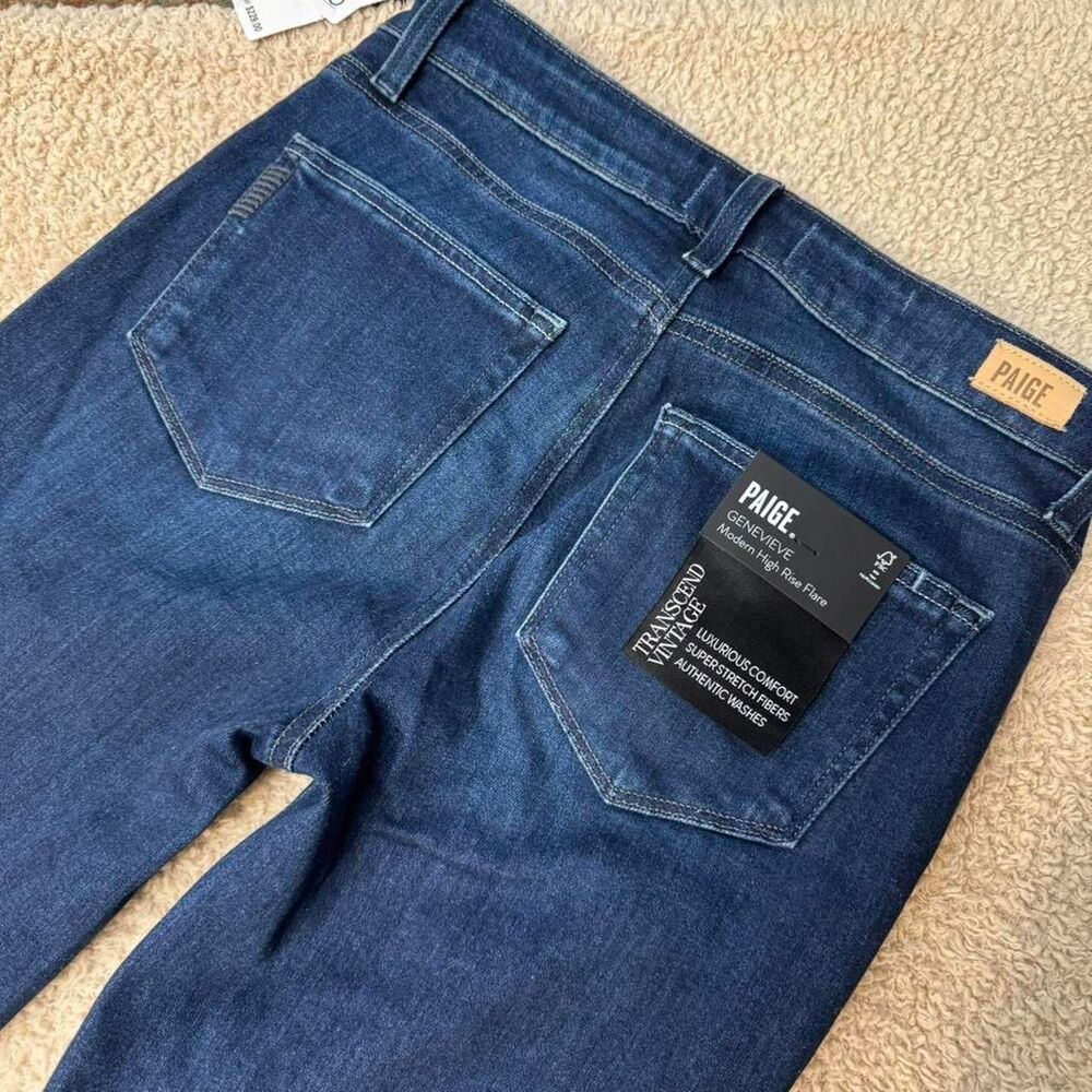 Paige Genevieve Flare Jean in Bespoke size 26 NWT - Picture 8 of 9
